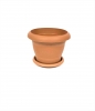 No,1 Round Flower Pot With Saucer