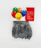 12pc Round Silver Balloons