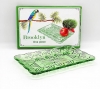 Clear Glass Serving Tray Size:19x28cm