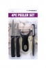 4pc Knife & Peeler Set