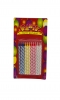 12pc Happy Birthday Candles Assorted Colours