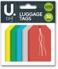 30pk Luggage Tags Asst Colours