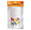 7pk Happy Birthday Paper Cups